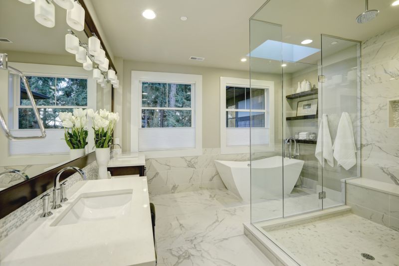 Spa-Style Bathroom with Rainfall Shower
